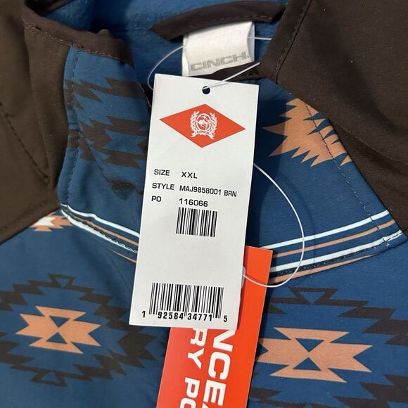 Cinch Ladies Concealed Carry Storm Defense Bonded Aztec Brown Jacket MAJ9858001 - Picture 6 of 14